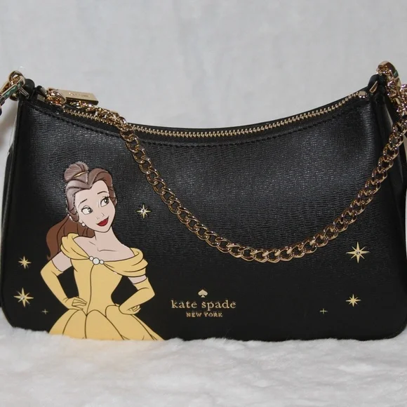 Disney x Kate Spade Beauty And The Beast Belle Convertible Crossbody Bag Purse